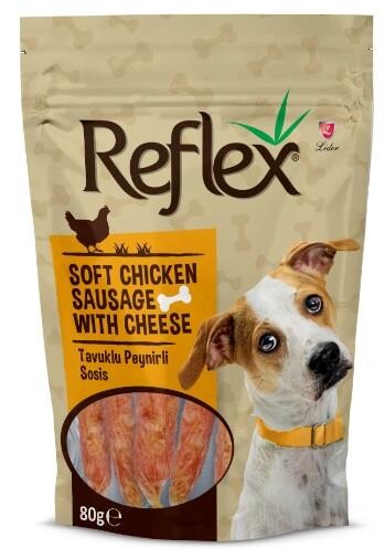 Reflex Köpek Ödülü Peynirli Tavuklu Sosis 80 GR | SRC: Barcode: 8698995030076